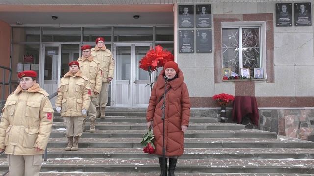 Открытие памятных досок в Суземской СОШ №2