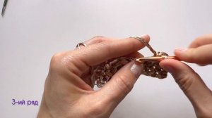 Коврик для ванной комнаты крючком (попетельный видеоу