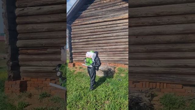 Обработка муравьёв участка.mp4