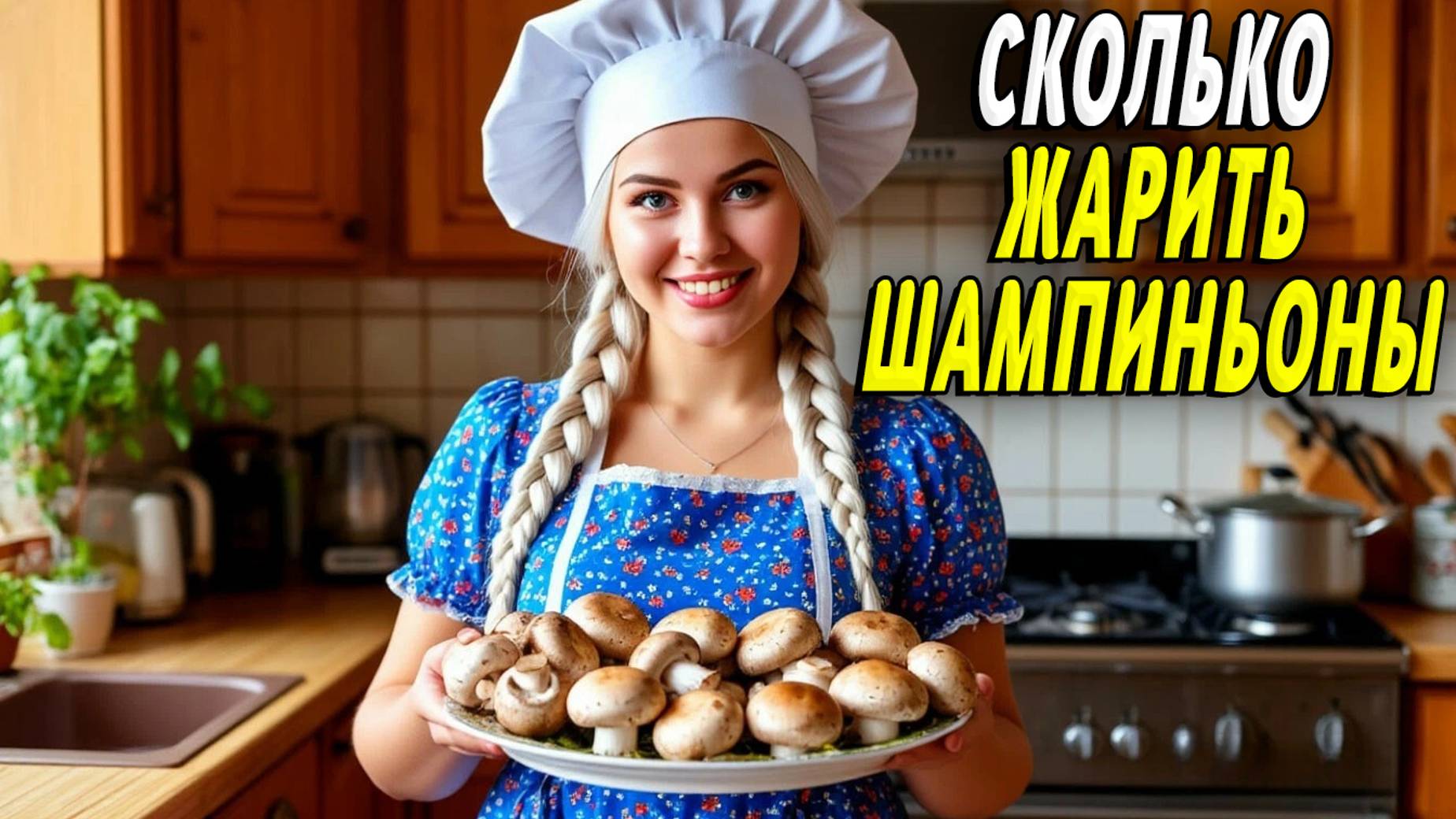 Сколько жарить шампиньоны смотреть онлайн