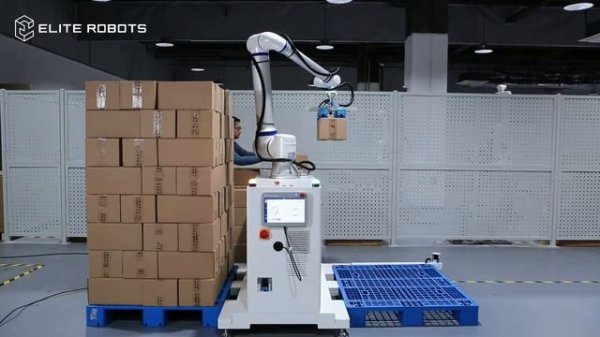 ELITE_ROBOTS_All_in_one_Palletizing_Solution_Demo_with_CS620_cobot