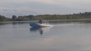 Ветерок 8м испытания на воде после 10 лет простоя.