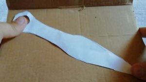Как сделать Кунай из бумаги по standoff