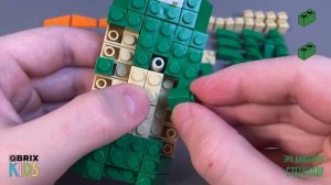 Собираем стегозавра из конструктора QBRIX KIDS - детские конструкторы с видеоинструкцией