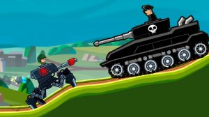Хилс Оф Стил прохождение игры мультики про танки Hills of Steel.