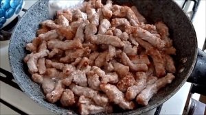 Очень вкусный бефстроганов из свинины