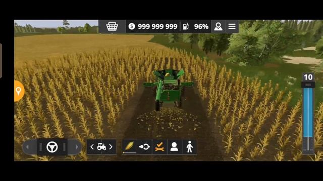 Адская уборка кукурузы 🌽 в Farming simulator 20 смотреть онлайн
