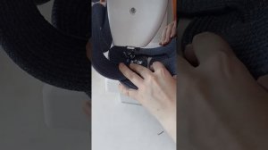 мк сумка-кольца из шнура.