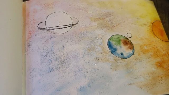 Простой рисунок ко Дню Космонавтики для ребенка. Рисуем 12 апреля легко и быстро 🚀 #space #12апреля