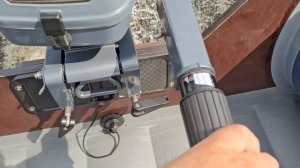 Лодка  Флагман ДК 320, Yamaha 3, глиссируем в треть газа.