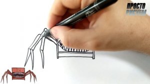 Как нарисовать ТУМБОЧКУ ПОЖИРАТЕЛЬ
