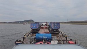 Переправа Горноправдинск-Цингалы. Река Иртыш
