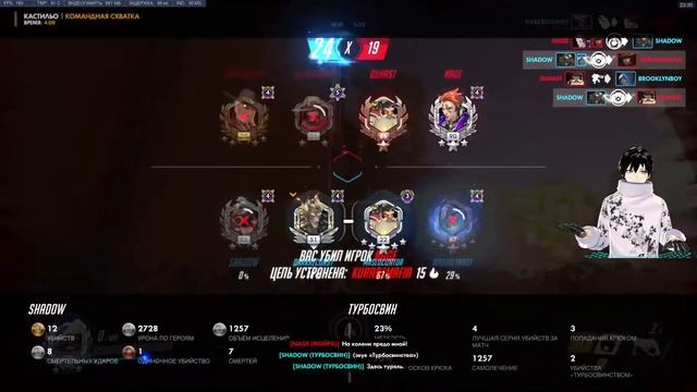 [Overwatch] Stream With 3D Avatar(Vtuber) | Cтрим с Аватаром