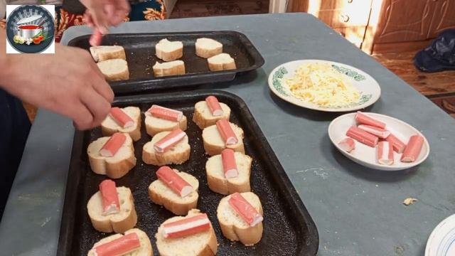 Крабовые палочки + хлеб = идеальный перекус. Рецепт, о к смотреть онлайн