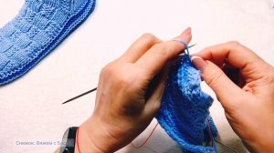 ‼️Мужские следки (размер 42-43) на двух спицах ⏩  МК ⏩ Без шва на подошве 🤗