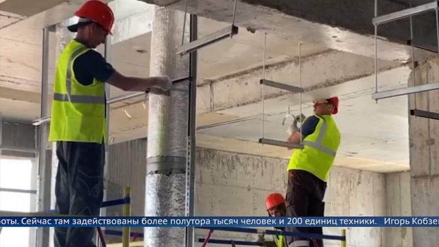 Строительство Иркутского Cуворовского училища близит