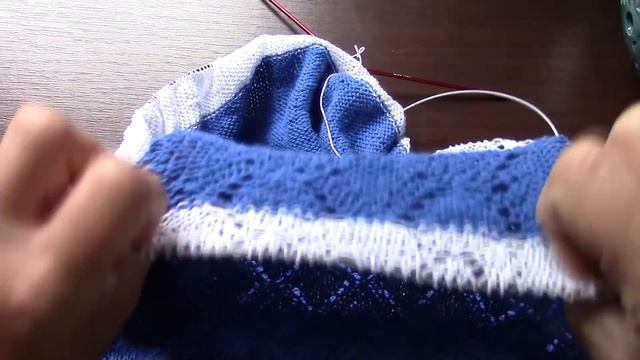 🐠Летний топ спицами №2,5🐠Последний отрыв лета