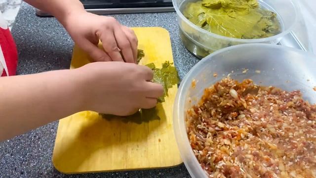 «Готовим долма»это очень вкусное блюдо»