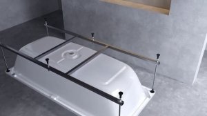 Установка акриловой ванны Am.Pm