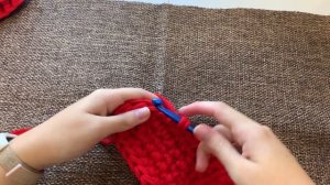 Сумка ♥️сердце♥️ крючком из трикотажной пряжи🧶 ка?