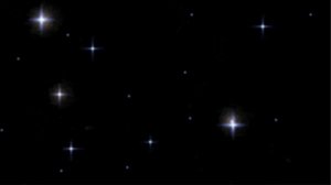 Футаж черный фон с мерцающими звездами