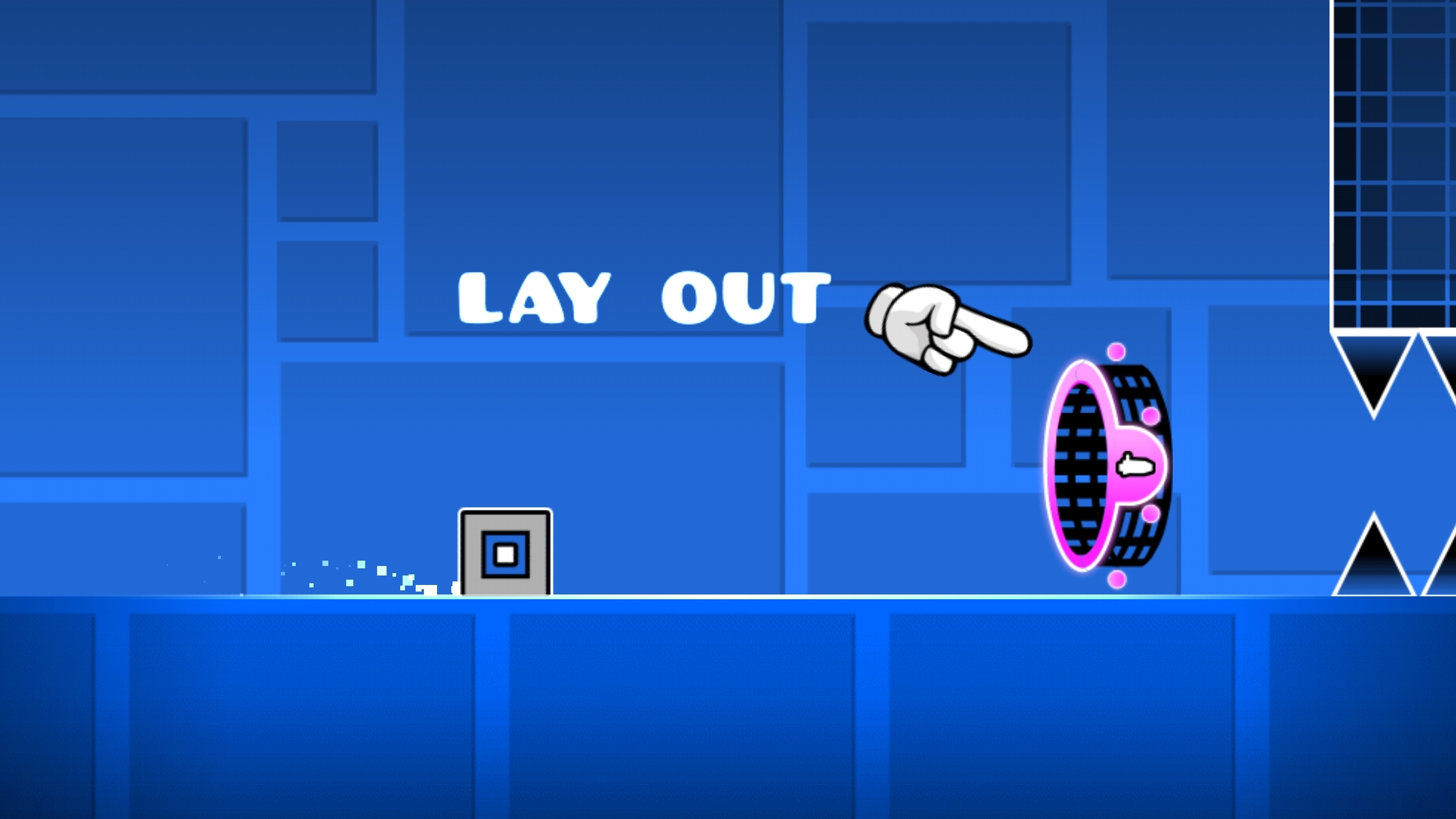 создание lay out'a часть 3 geometry dash смотреть онлайн