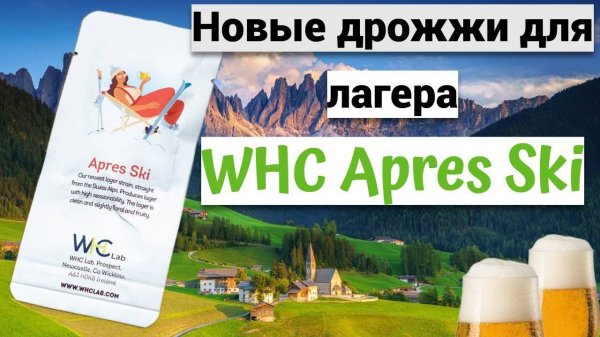 Домашнее пиво на новых лагерных дрожжах от WHC APERS SKI - CRISPY LAGER!Дегустация!