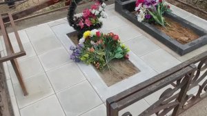 Как облагородить могилу, бюджетно и чтобы трава не росла! Совет профессионала! Вышний Волочек