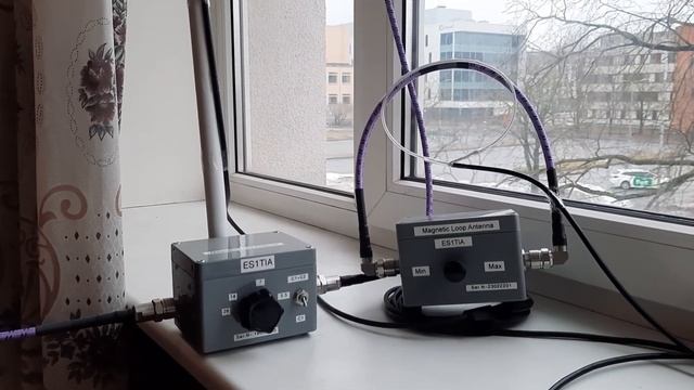 Очередные QRP приключения антенны Micro Magnetic Loop.