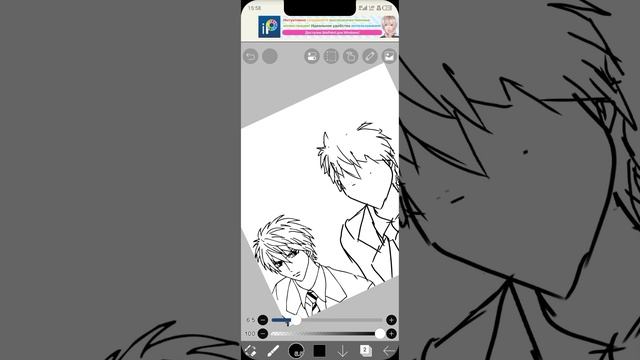 Как нарисовать Аниме персонажа./IBIS Paint X./ Тутор по срисовке😱 смотреть онлайн