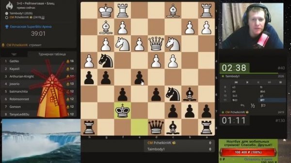 Вечерние Арены  5+0 3+0 1+0