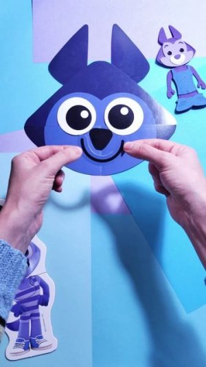 Сделаем Волчонка У вместе ✂️🐺 аппликация для детей! — Цветняшки — head shoulders knees and toes