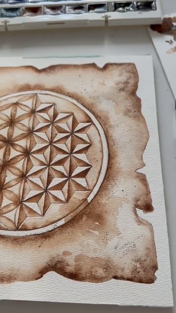 Сакральная геометрия #artinspiration #geometria #mandala #mandalaart #floweroflife смотреть онлайн