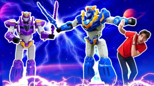 Роботы Звёздный отряд против Кинжала!🦾🤖 Спасение гонки и новые игрушки-трансформеры!