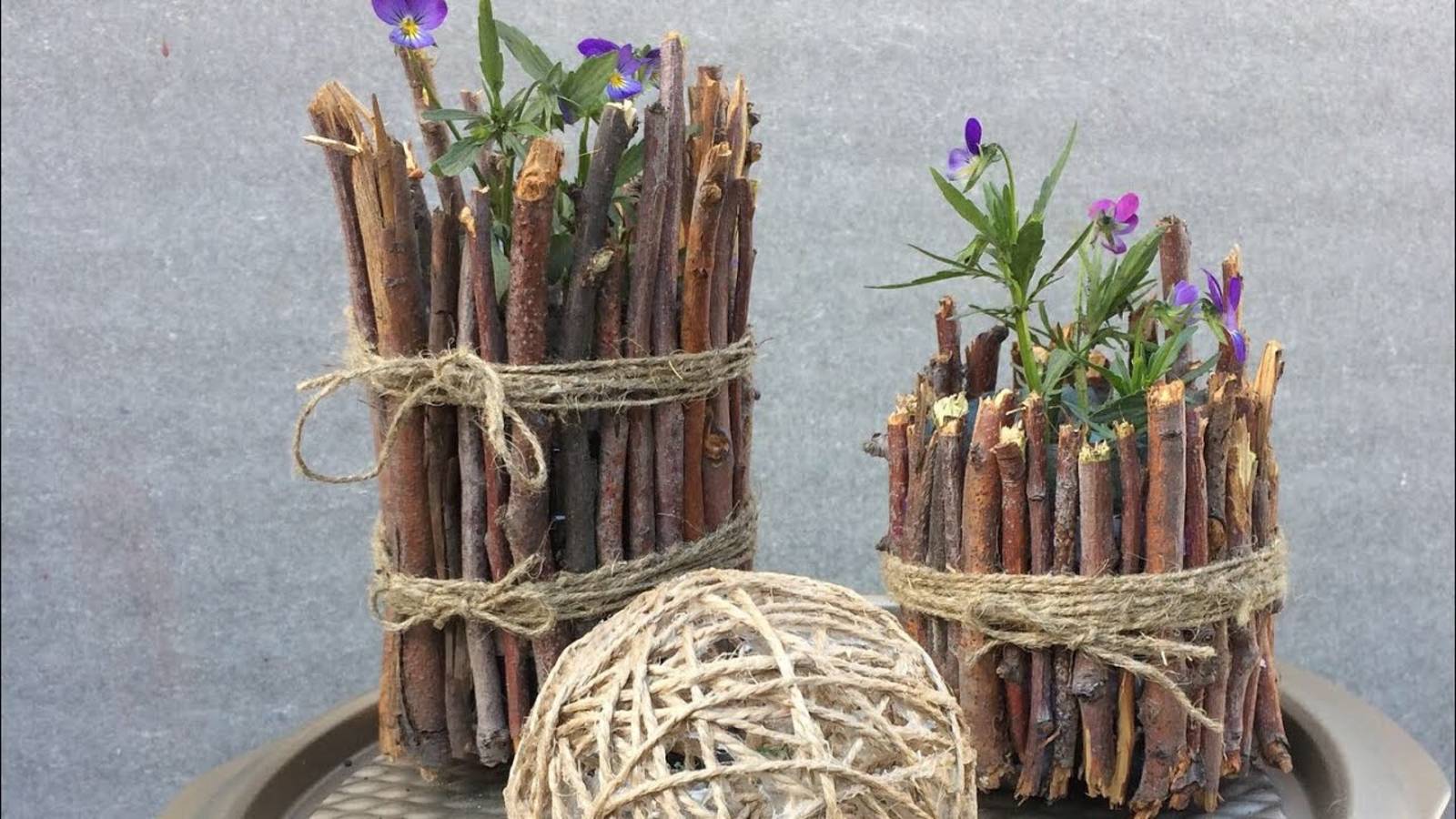🎨 Экодекор для дома и сада из веток и стволов | Уют своими руками 🌿 смотреть онлайн