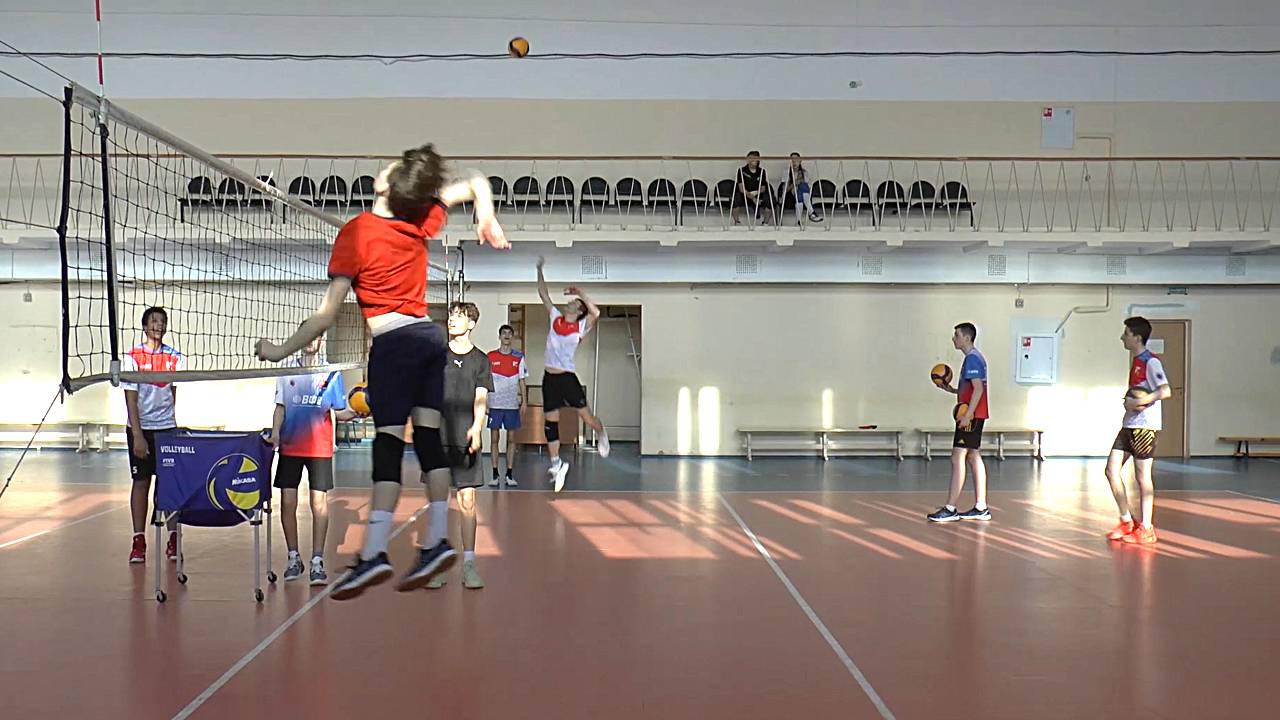 Детский волейбол. Обучение. Нападающий удар в состоянии усталости смотреть онлайн