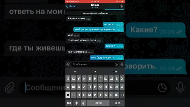 Переписка с Куклой Каяки / 1 часть