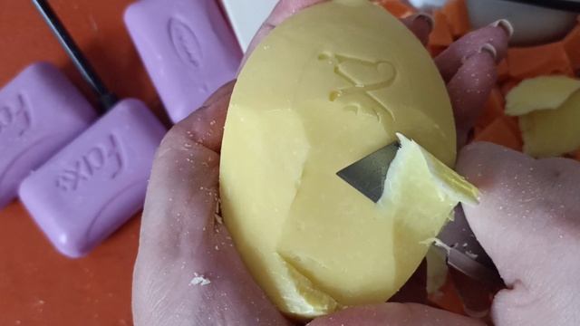 ASMR SOAP | Carving dry soap | Резка мыла | Asmr soap cutting смотреть онлайн