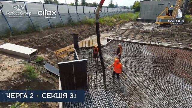 Готова фундаментна плита нової черги Polaris Home & Plaza