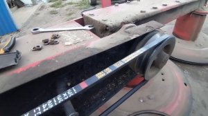 Ремонт косилки wirax 1.85 замена подшипников и ремней