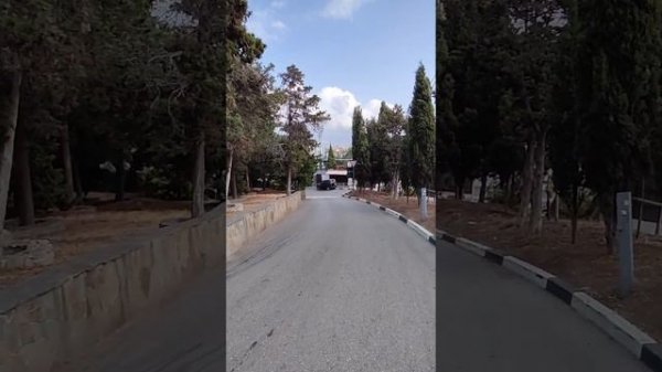 Park Hotel Aluston и дорога от него на пляж