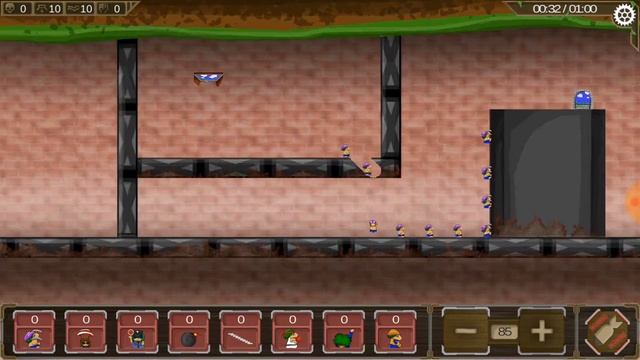 Лемминги эпизод 1 уровень 4 Lemming Revisited