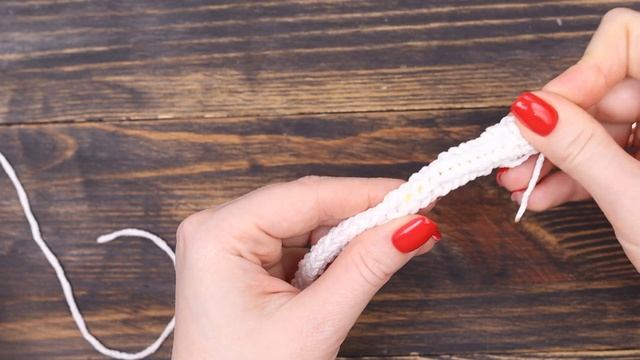 ЛЕДЕНЕЦ крючком из остатков пряжи