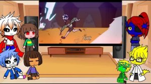 Реакция Андертейл на "Последний вздох"