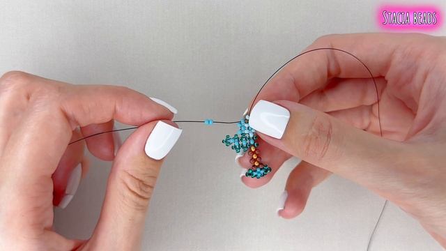 Алмазный Меч из Майнкрафт из бисера крестиком