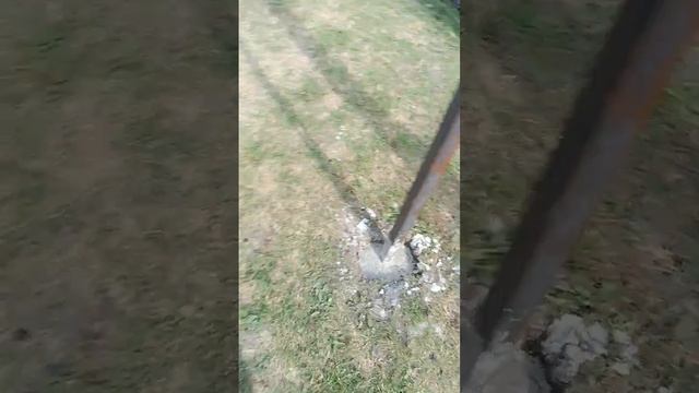 Вывел угол бордюра