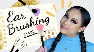 Anyastja ASMR EAR BRUSHING LOUD to help you study or sleep