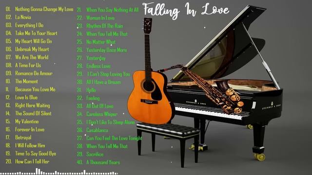 Шикарная гитара 🎸 саксофон 🎷 пианино 🎹 скрипка 🎻, нежная музыка любви смотреть онлайн