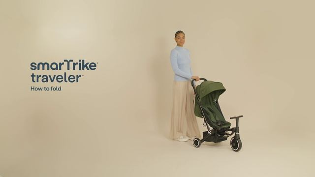 Трехколесный складной велосипед-коляска SmarTrike Traveler сборка и складывание смотреть онлайн