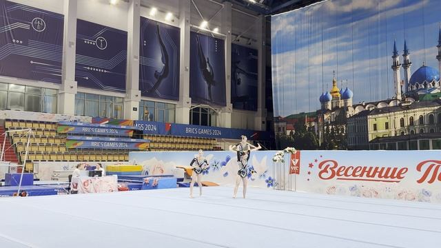 ЖГ 2 спортивный ,  Билык Александра - Кардаполова Дарья - Проценко Алиса, Балансовое упражнение